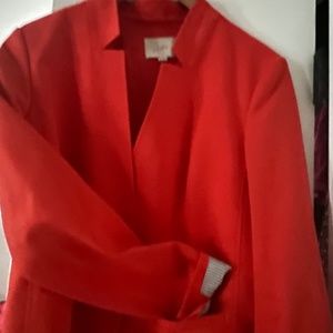 LOFT Orange Blazer size 12